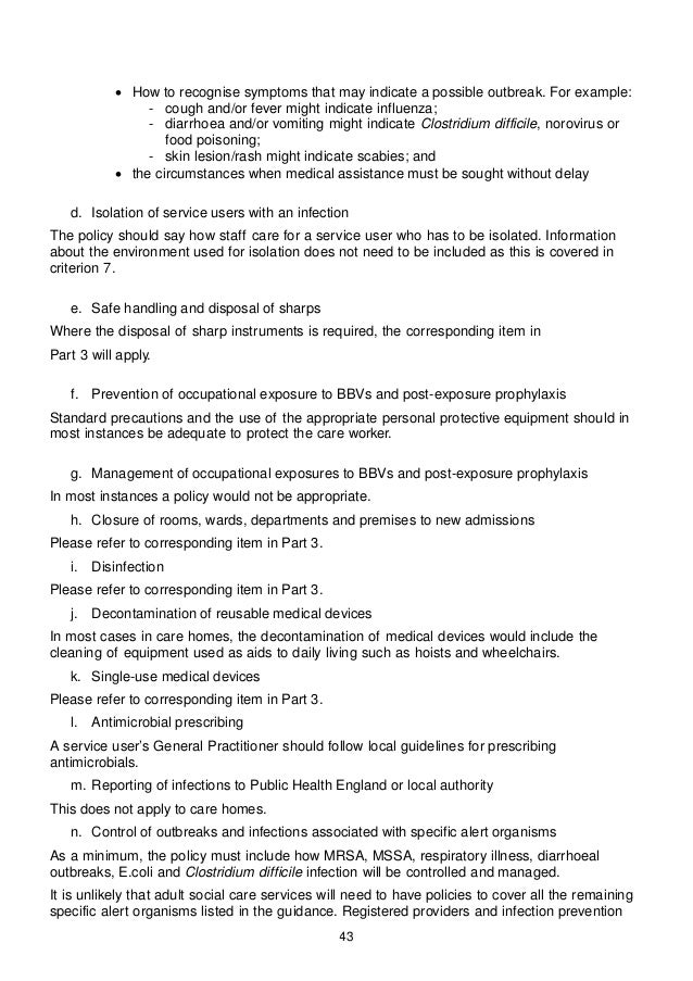 The Health and Social Care Act 2008