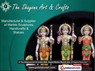 Manufacturer & Supplier
 of Marble Sculptures,
     Handicrafts &
       Statues
 