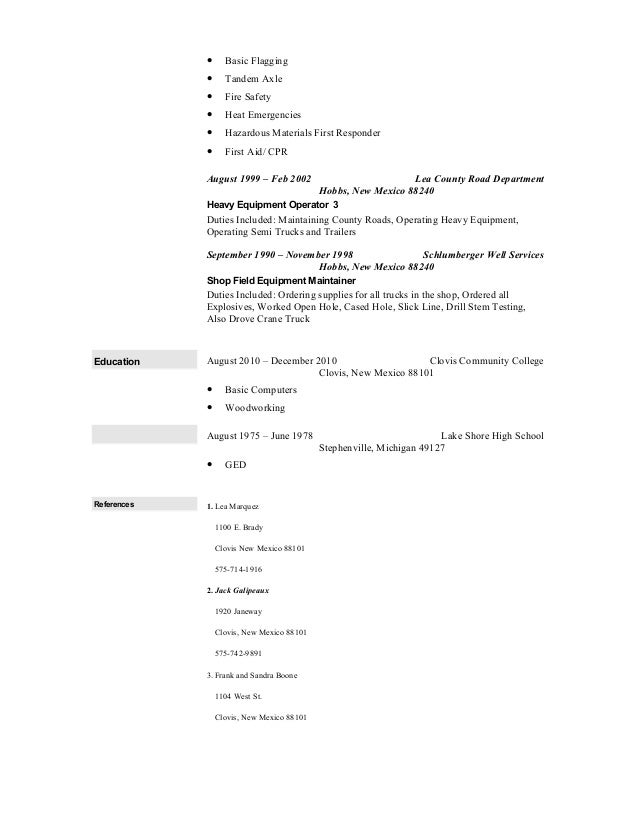 contemporary resume