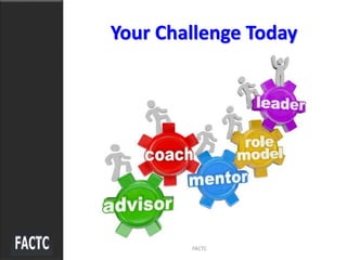 Your Challenge Today
FACTC
 