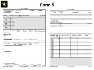 Form 5
FOR OFFICIAL USE ONLY 18
 
