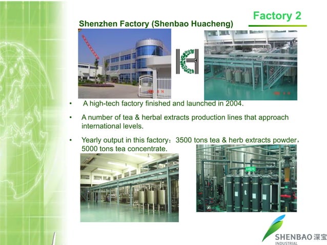 Introduction of Shenbao-我们工厂背景介绍 | PPT