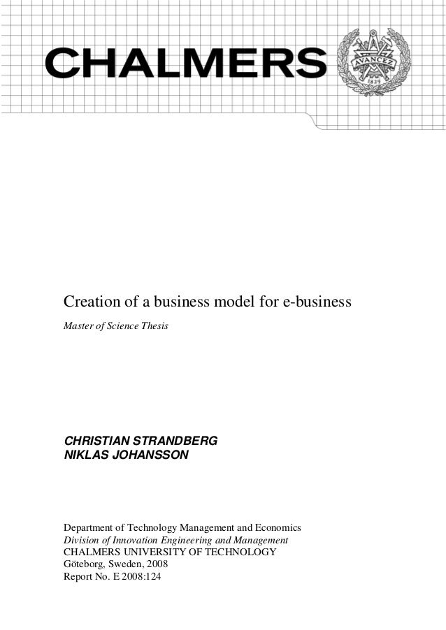 Master thesis 2008