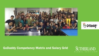 GoDaddy Competency Matrix and Salary Grid
 
