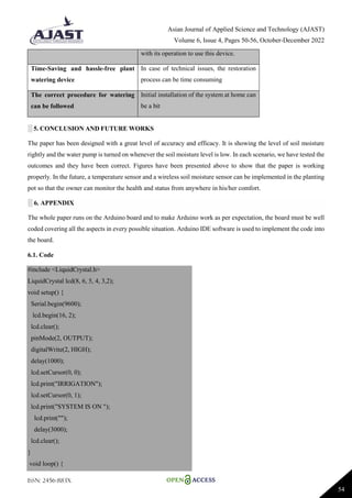 Digital Planting Pot for Smart Irrigation | PDF