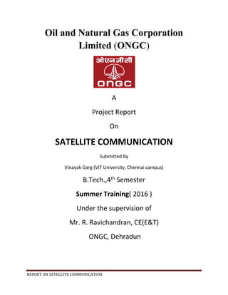 Ongc Project.pdf ongc report | PDF