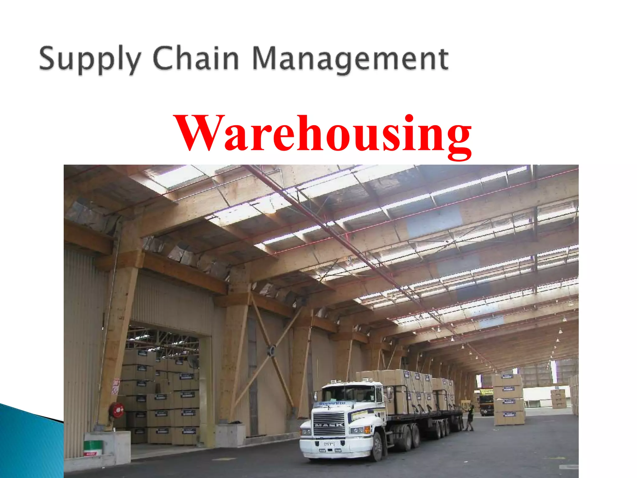 Warehousing
 