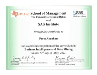 SAS Institute_Certificate