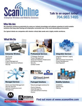 ScanOnline Sales Sheet
