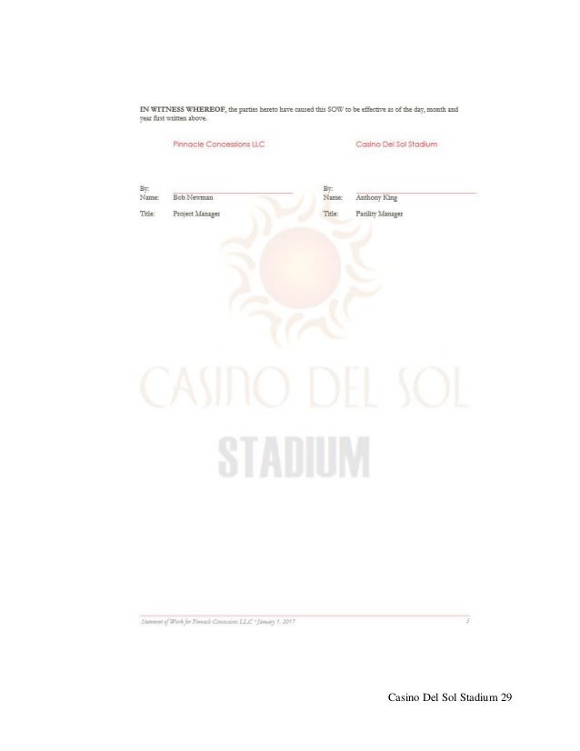 Casino Del Sol Marketing Manager