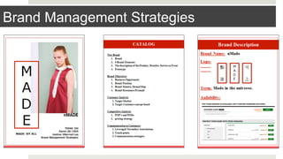 Brand Management Strategies
 