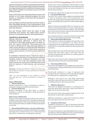 Employee Motivation and Their Impact on Employee Performance in Banking ...