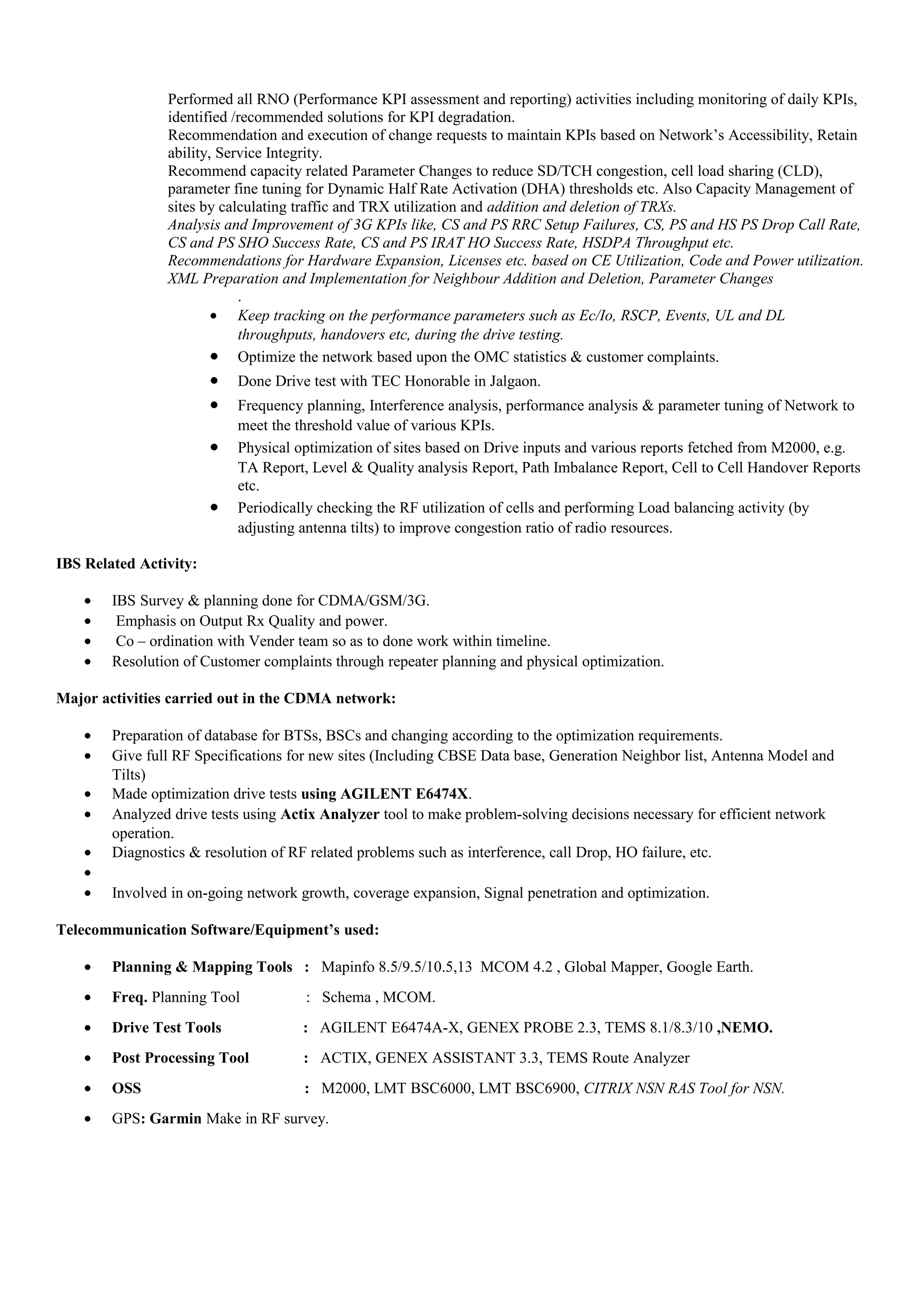 RF_Govind_Dolare_CV | DOC | Computer Networking | Computing