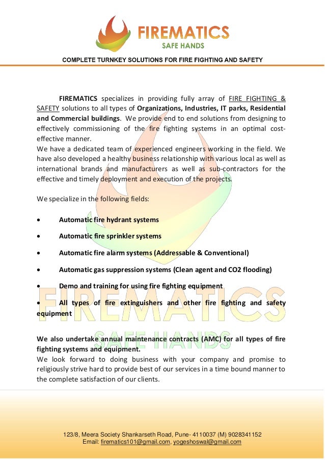 Firematics company profile