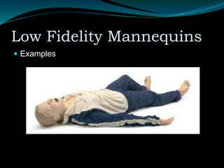 Low Fidelity Mannequins
 Examples
 