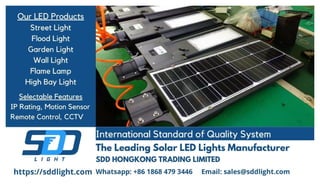 solar lighting manufacturer, LED street light, Solar Pole Lamp