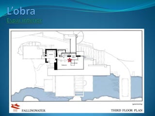 L’obra<br />Espai interior<br /><ul><li>Gran il·luminació donada bàsicament per la llum natural, que entra per la gran mul...