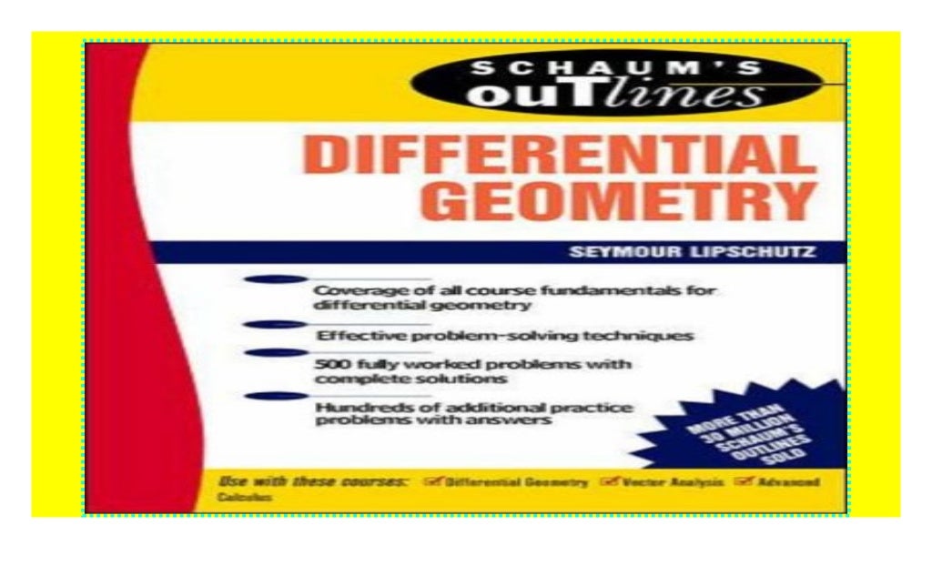 Schaum's Outline of Differential Geometry (Schaum's Outline Series