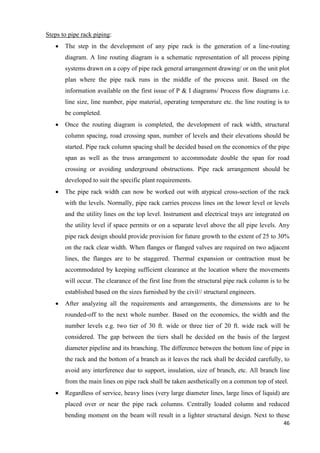 Piping Rack Training Course Drawing.pdf Report | PDF