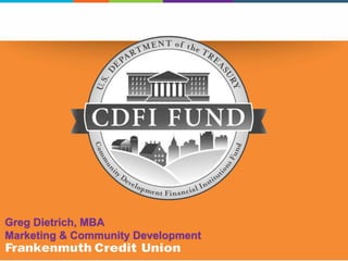 Greg Dietrich, MBA
Marketing & Community Development
 