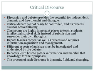 CRITICAL THINKING AND REFLECTIVE PRACTICES-Unit 3-Teaching Strategies ...