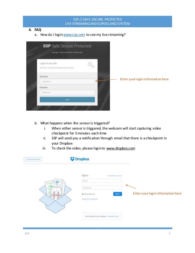 Capstone Project-SSP User manual