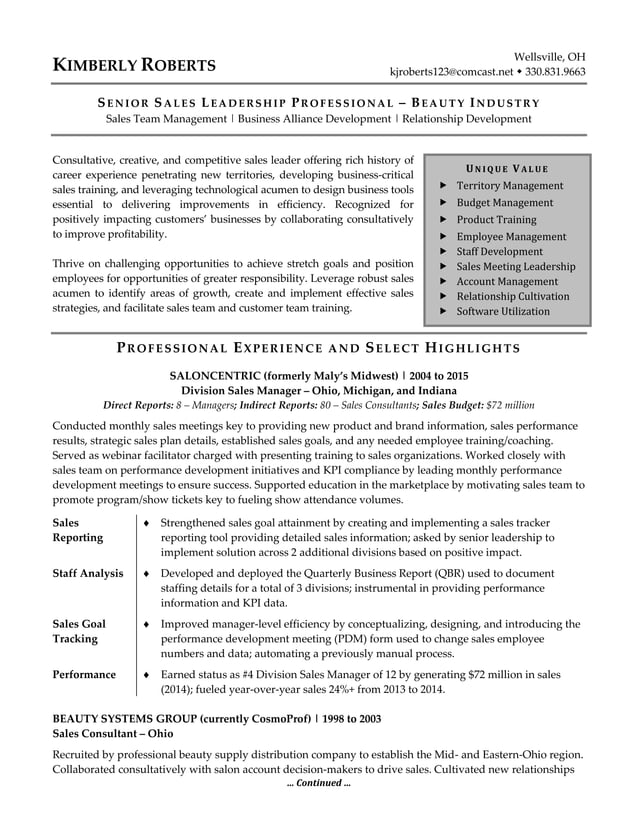 ROBERTS KIMBERLY RESUME FINAL - ROBERTS KIMBERLY RESUME FINAL 1 638 