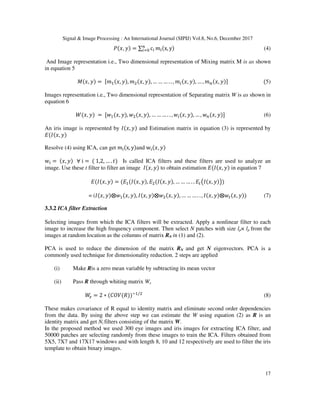 Multi Scale ICA Based IRIS Recognition Using BSIF and HOG | PDF