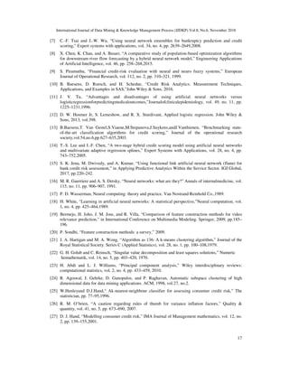 A Two-Stage Hybrid Model by Using Artificial Neural Networks as Feature ...