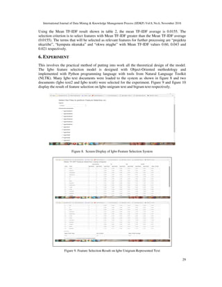 An Efficient Feature Selection Model for IGBO Text | PDF