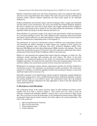 An Efficient Feature Selection Model for IGBO Text | PDF