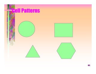 Cell Patterns




                161
 