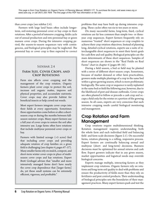 Crop Rotation On Organic Farms A Planning Manual Charles L Mohler | PDF