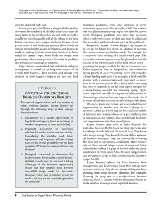 Crop Rotation On Organic Farms A Planning Manual Charles L Mohler | PDF