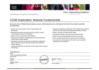 4 CCNA Network Fundamentals