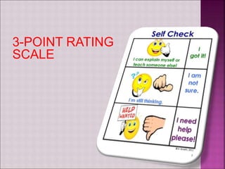 3-POINT RATING
SCALE
 