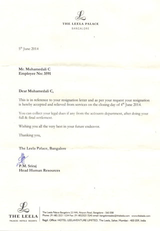 Reference Letter | PDF