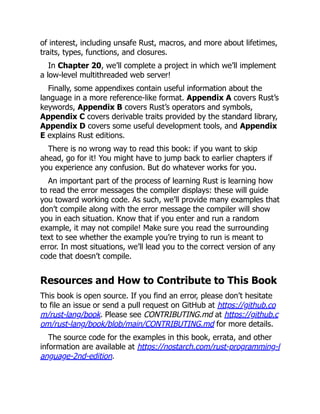 The Rust Programming Language 2nd Edition Steve Klabnik | PDF