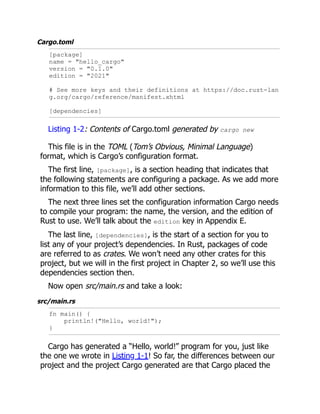 The Rust Programming Language 2nd Edition Steve Klabnik | PDF