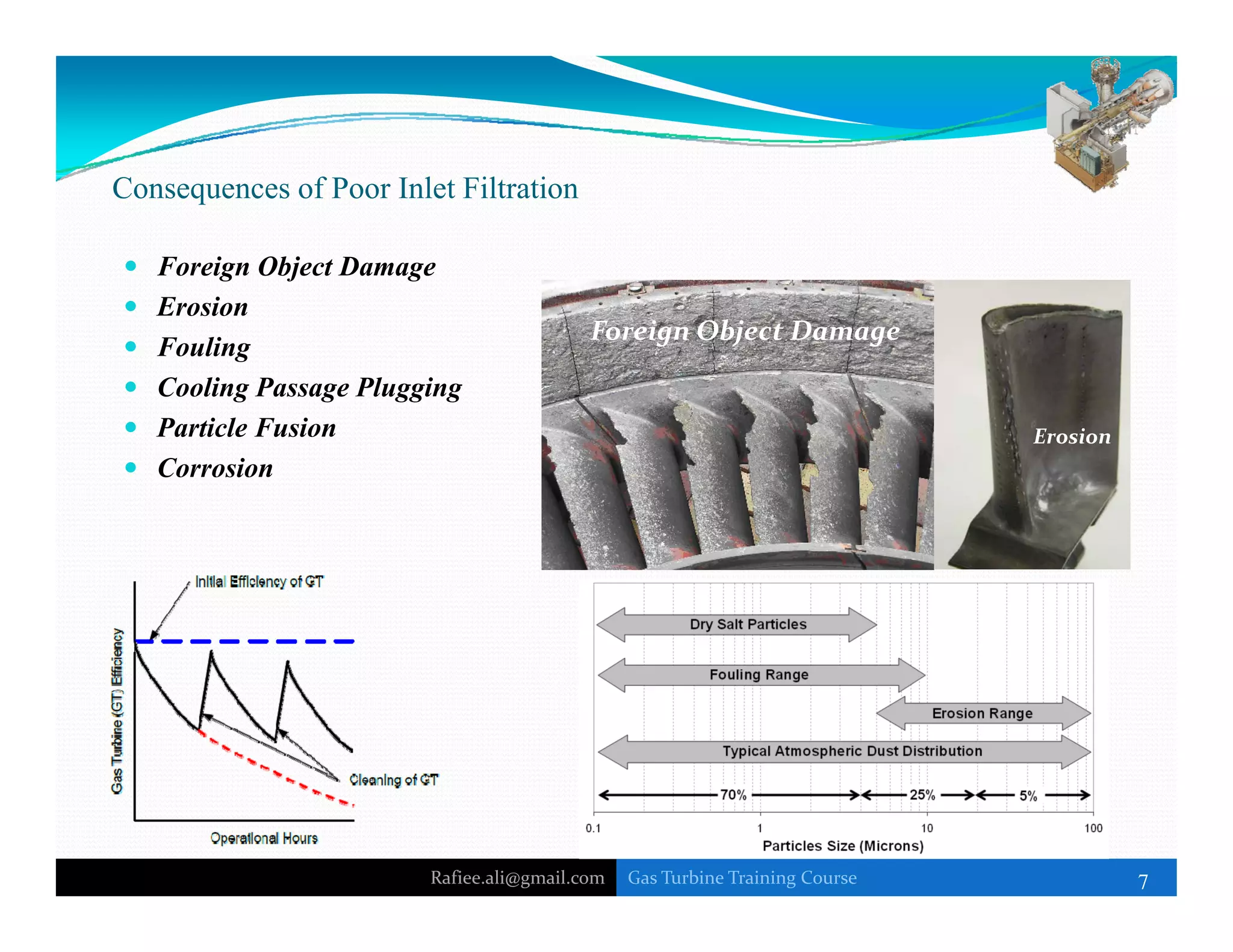 Filtration Training Course Gas Turbine Training Power Point -Sample | PDF