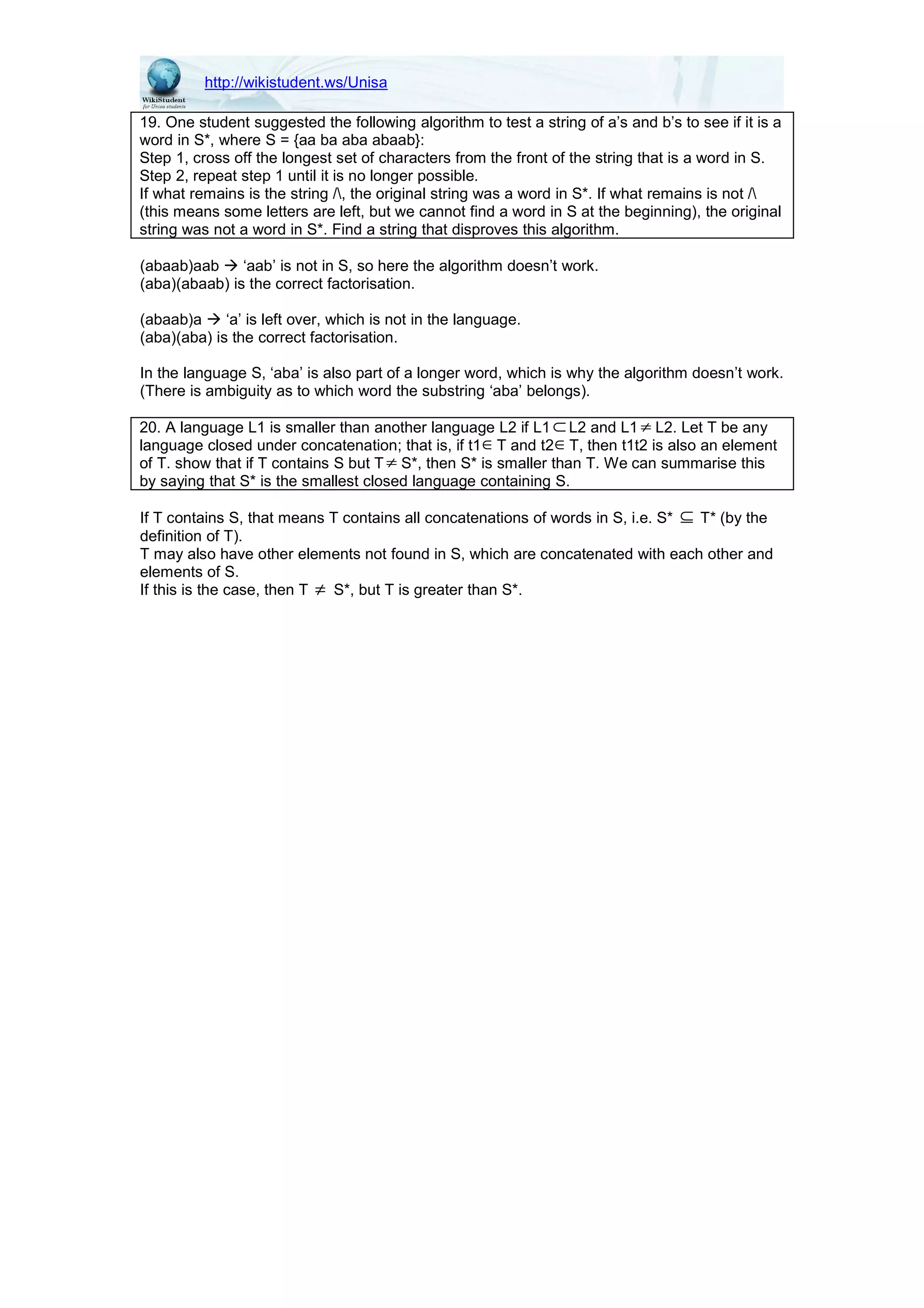 Introduction to Computer theory Daniel Cohen Chapter 2 Solutions | PDF