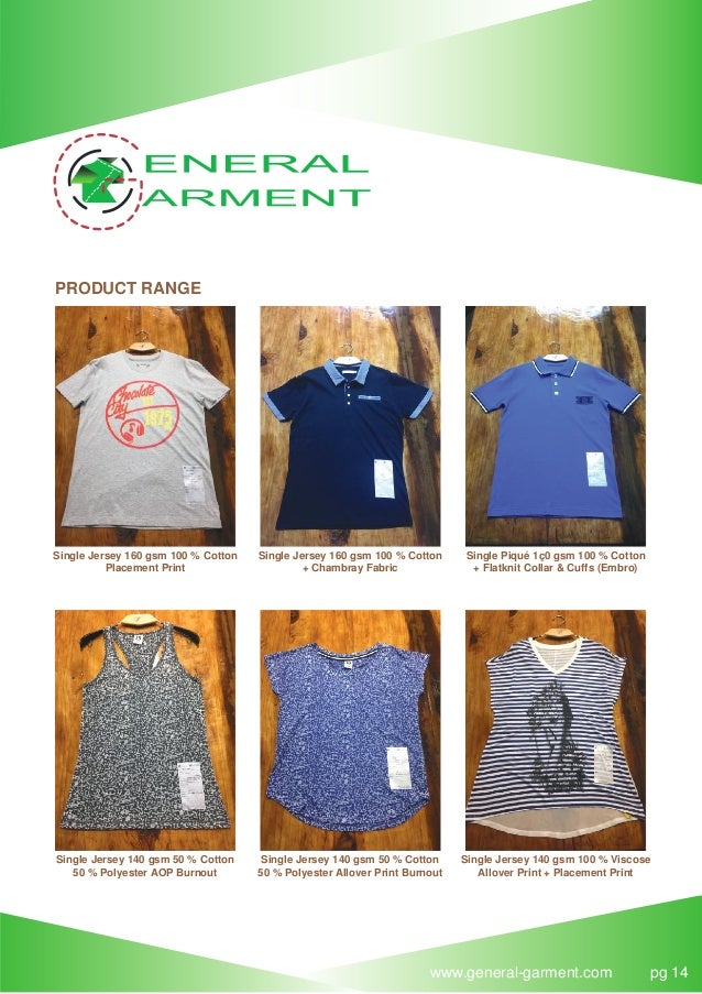 GENERAL GARMENT COMPANY PROFILE 22.11.16