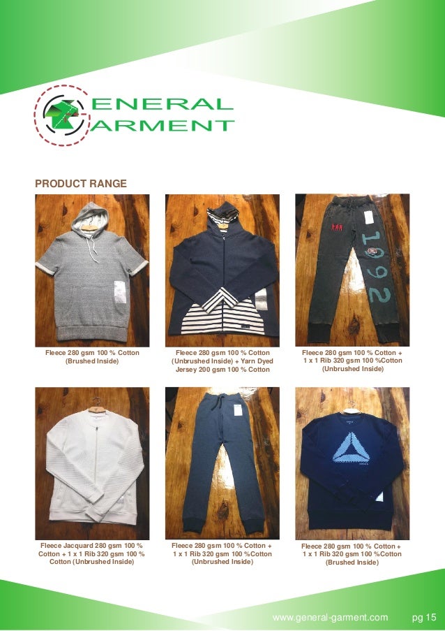 GENERAL GARMENT COMPANY PROFILE 22.11.16