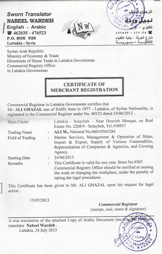 certificats mlc co | PDF