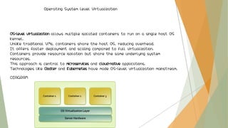 Comprehensive Overview of Cloud Storage, Virtualization, and ...
