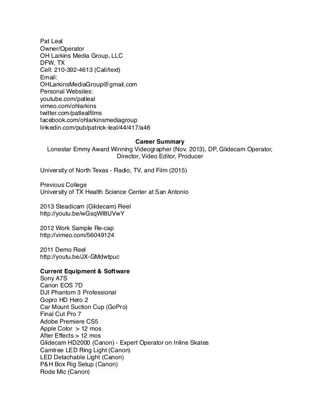pat leal resume 2016 pdf