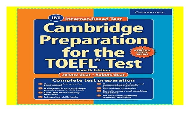 Cambridge Preparation For The Toefl Test Book With Online Practice T