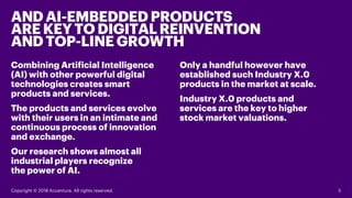 ANDAI-EMBEDDEDPRODUCTS
AREKEYTODIGITALREINVENTION
ANDTOP-LINEGROWTH
Combining Artificial Intelligence
(AI) with other powe...