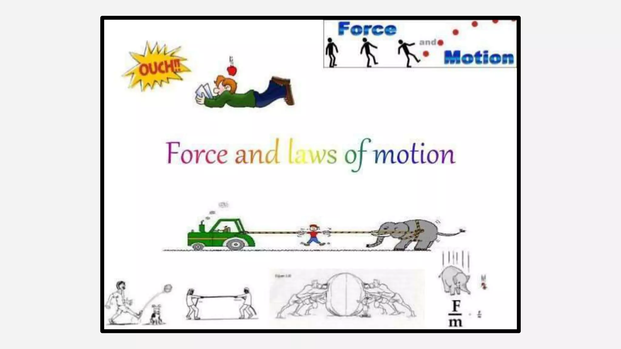 force and laws of motion | PPTX