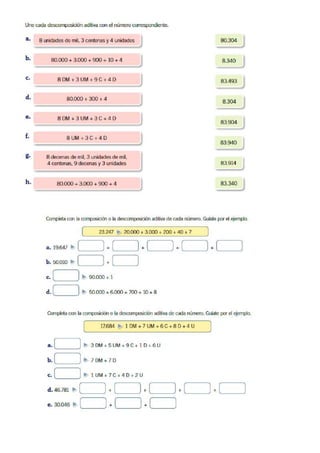 86819365 descomposicion-aditiva-y-valor-posicional